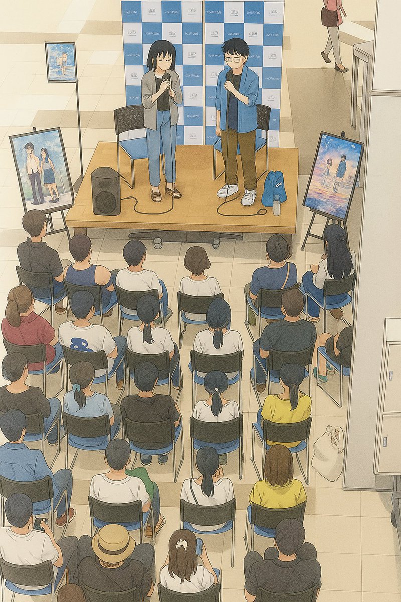 inujun2543's tweet image. 「世界の終わり、君と誓った3つの約束」発売記念
#いぬじゅん #菊川あすか 
トークショー&amp;amp;サイン会

お越しくださったたくさんの皆さま
本当にありがとうございます✨
#未来屋書店 　さん
#スターツ出版 　さん
開催ありがとうございました

遠くは大阪や京都、東京、埼玉からも参加くださり感謝ですー