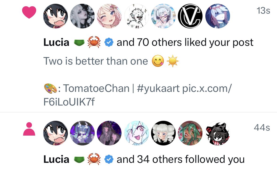 yukaaVT's tweet image. LUCIA DONT PERCEIVE ME IM SHY
