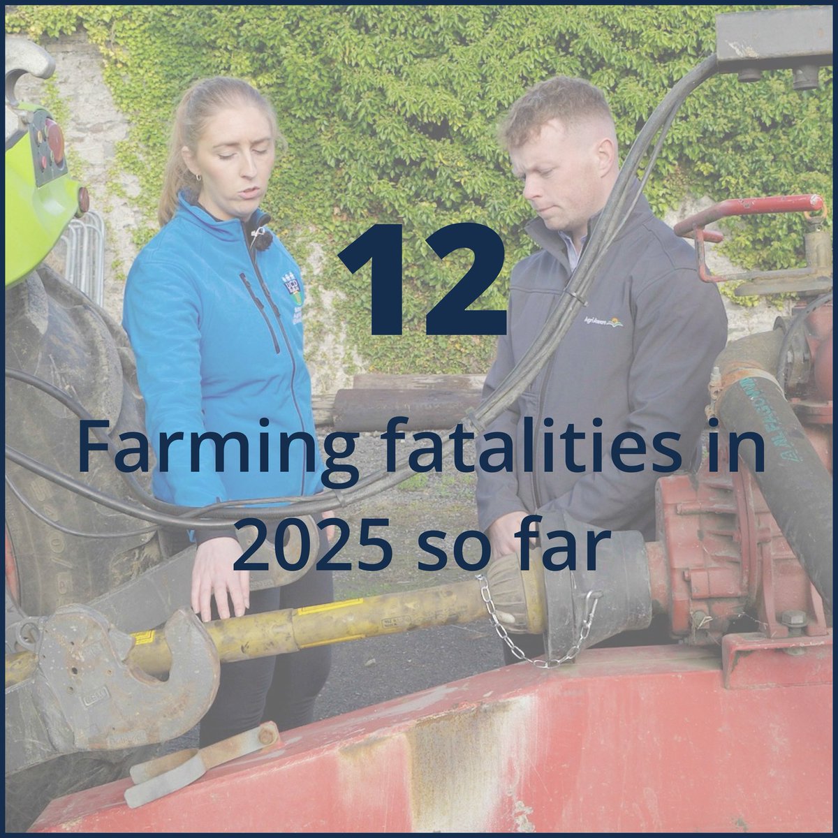AgriAware's tweet image. As Farm Safety Week comes to a close, we’re reminding everyone that farm safety is a responsibility every single day.
Tragically, there have already been 12 farm fatalities this year matching the total for all of last year. A reminder of the risks faced daily on farms.
Last…