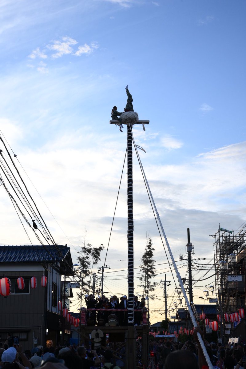 balloon3's tweet image. 一度は見たいと思っていた撞舞、ついに観れました。これはお祭りとしてかなり良かった。