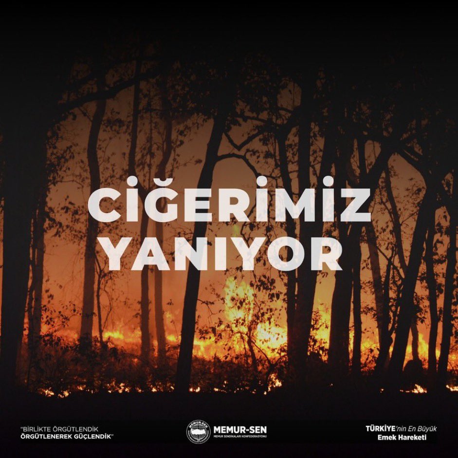 MemurSenKonf's tweet image. KÜÇÜK BİR HATA, BÜYÜK SONUÇ DOĞURABİLİYOR…
#Bursa ve #Karabük başta olmak üzere birçok ilimizde çıkan orman yangınlarına karşı karadan ve havadan mücadele eden kahramanlarımıza şükranlarımızı sunuyor, yangından etkilenen vatandaşlarımıza geçmiş olsun dileklerimizi iletiyoruz.…