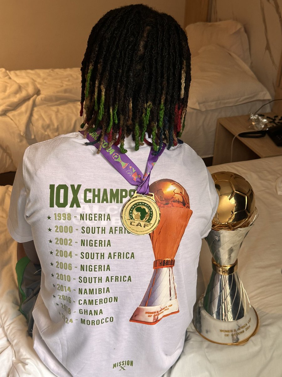 tosindemehin's tweet image. First WAFCON appearance. First title.
God’s grace, hard work, and a team that never gave up.
From dreaming about it to living it.
First WAFCON, and now a CHAMPION.
Grateful for every second. 🇳🇬
#14 #WAFCONWinner #SuperFalcons
CHAMPIONS 🏆 🇳🇬