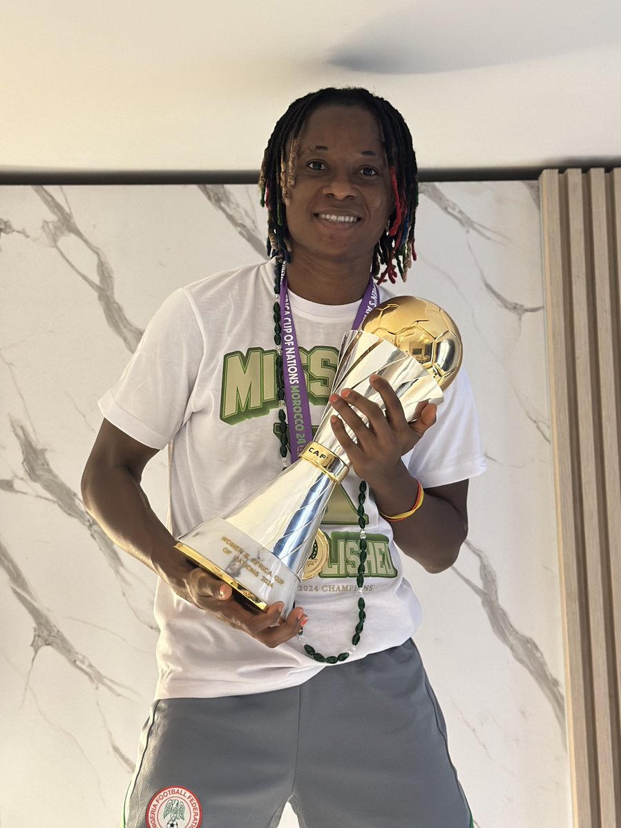 tosindemehin's tweet image. First WAFCON appearance. First title.
God’s grace, hard work, and a team that never gave up.
From dreaming about it to living it.
First WAFCON, and now a CHAMPION.
Grateful for every second. 🇳🇬
#14 #WAFCONWinner #SuperFalcons
CHAMPIONS 🏆 🇳🇬