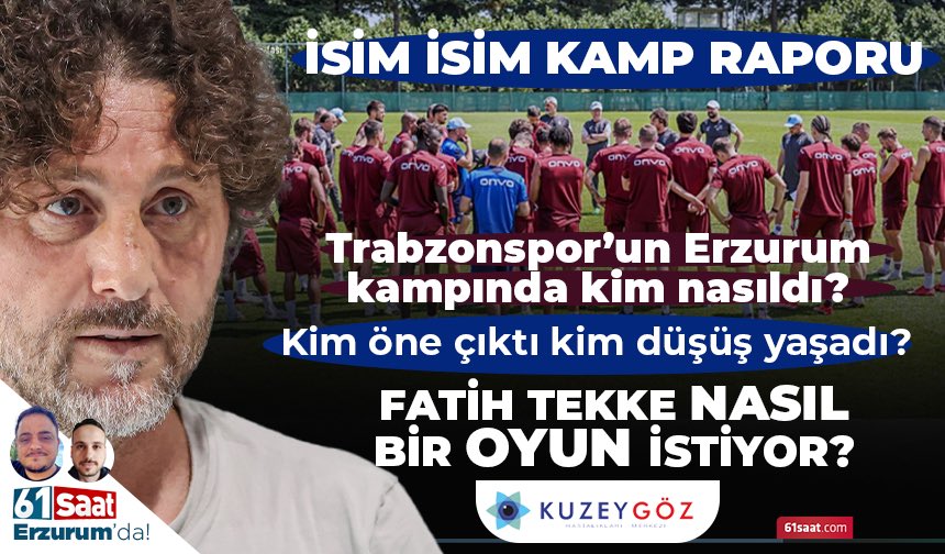 hasanntuncel's tweet image. 🔴🔵 Trabzonspor'un Erzurum kampında isim isim rapor...
🔸Kimler öne çıktı kim düşüş yaşadı?
🔸Fatih Tekke nasıl bir oyun istiyor?
Kampın detaylı analizi... 61saat.com/foto-galeri/tr…