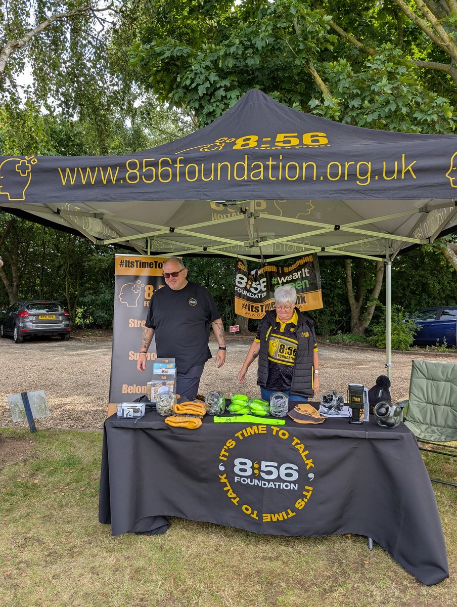 856Foundation's tweet image. All set up for the @norfolkccc Vs Northumberland in the @cluberly National Counties Championship
We're here raising awareness for men's mental health
We have our #WearItGreen socks available
#ItsTimeToTalk
