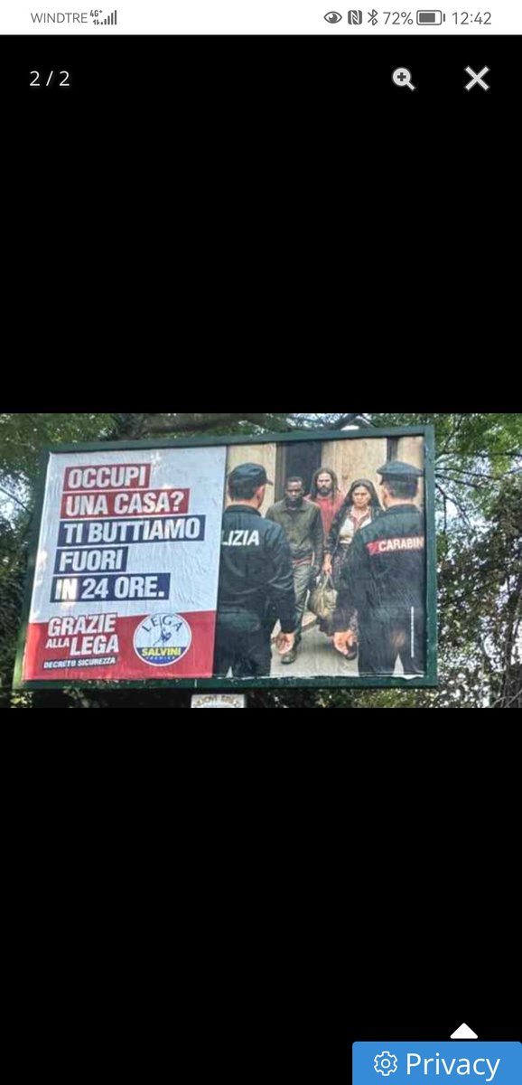 Il Comune di #Roma ha fatto rimuovere questi manifesti....Una censura vera e propria nel nome del politicamente corretto, che mostra ancora una volta una Giunta incapace e anche pericolosa. Nella città di #Gualtieri questa affissione non è l'ultimo dei problemi: non è un problema