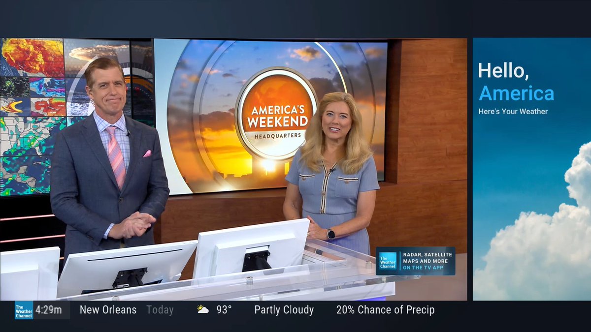 Wrapping up this last weekend of July with some of the worst heat we've seen all summer. Who's looking forward to cooler, Fall temps? Join me and <a href="/ReynoldsWolf/">ReynoldsWolf</a> on <a href="/weatherchannel/">The Weather Channel</a> 🙂