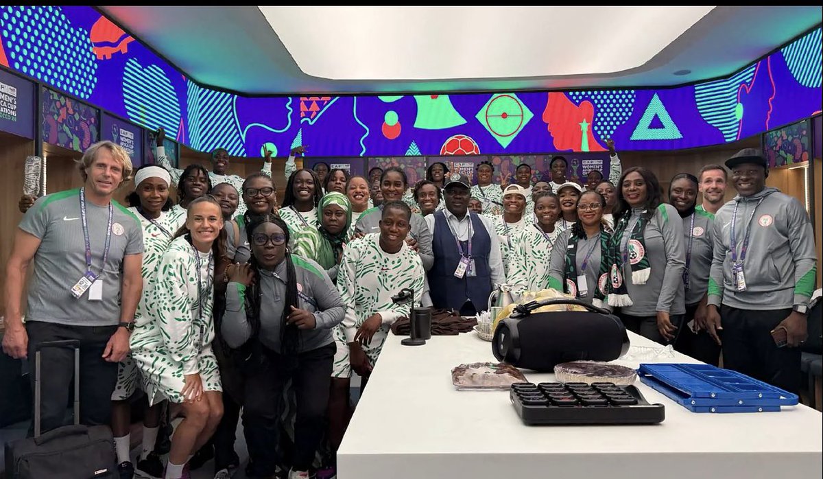 We are the champion 
10 times winners of wafcon no be moi moi