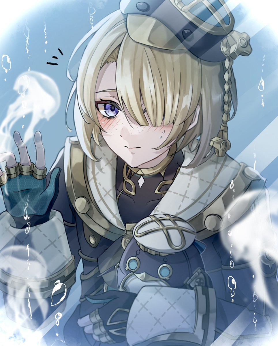 0000_xlost's tweet image. 相互さんの誕生日に贈った🐧くん✨️
水槽越しに目が合った感じ