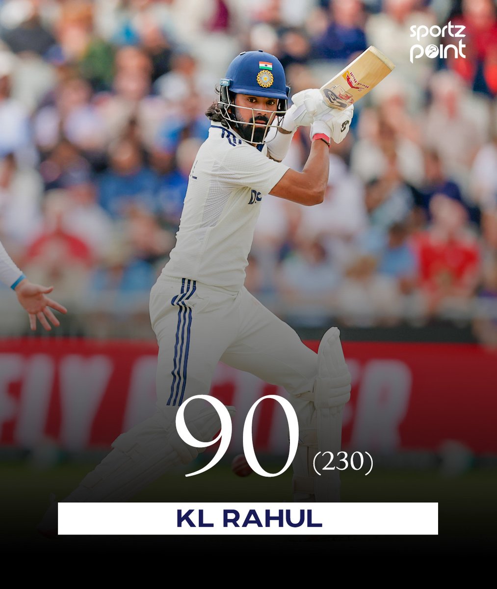 🚨KL Rahul gone 💔

England captain Ben Stokes struck early on Day 5 as KL Rahul's long vigil came to an end. 

Rahul is gone after a long 90-run inning from 230 balls.

#ENGvIND #KLRahul