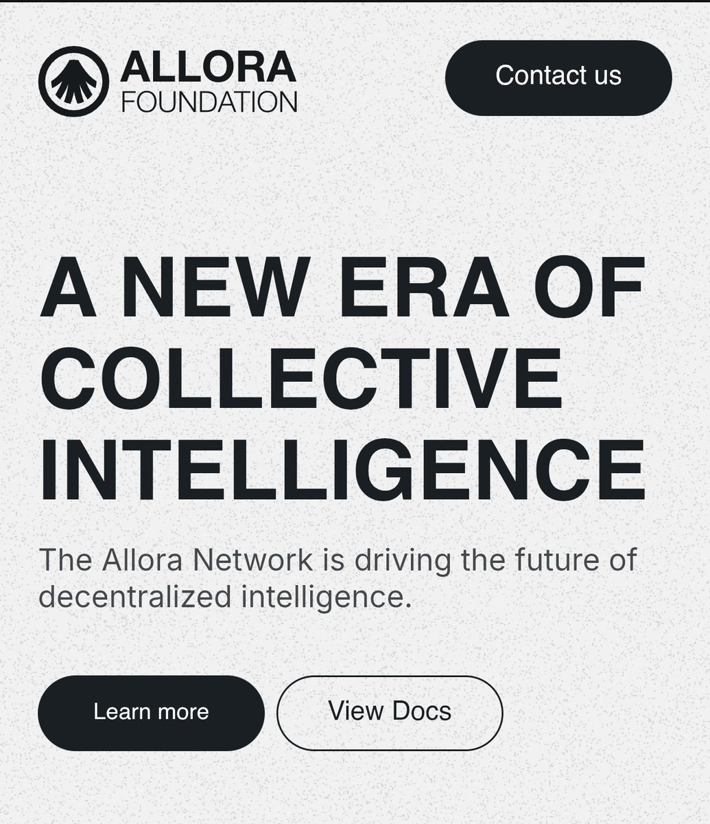 0xFatih's tweet image. Guys it's happened, Allora Foundation website has opened. Actually there is already @AlloraFND for Foundation. And there is new website now.
What's that's mean?
Foundations making blockchains, projects or tokens decentralized. That's like main government issue. And as you know…