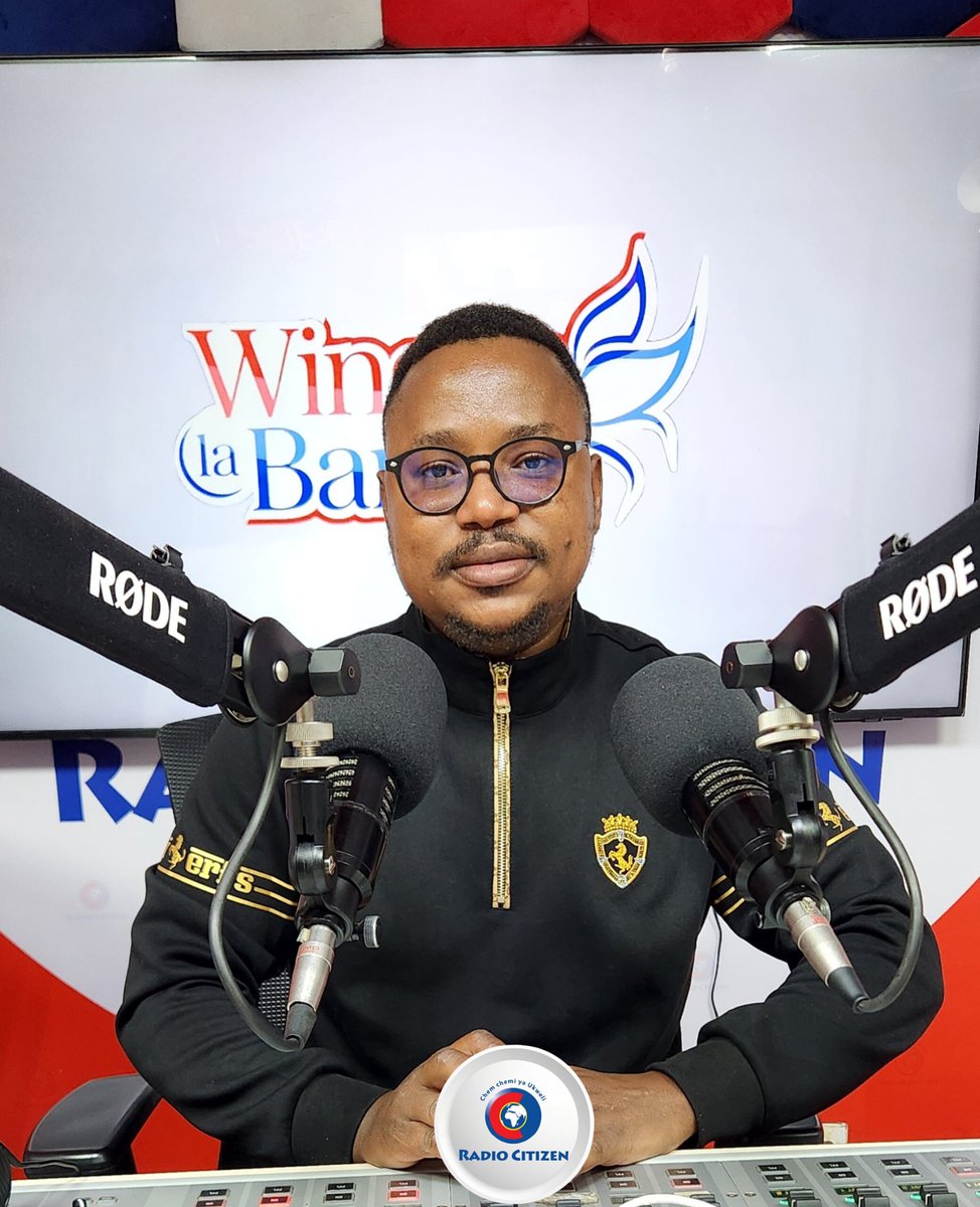 Radio Citizen (@radiocitizenfm) on Twitter photo Wingu la baraka limetanda hewani naye Ndugu katika Yesu <a href="/bekimwamburi/">Geoffrey Mwamburi (BEKI)</a> yupo tayari kubarikiwa pamoja na wewe ndani ya #WinguLaBaraka. Salamu zako za baraka leo hii wataka zimwendee nani?
#RadioNumberOne Wingu la baraka limetanda hewani naye Ndugu katika Yesu <a href="/bekimwamburi/">Geoffrey Mwamburi (BEKI)</a> yupo tayari kubarikiwa pamoja na wewe ndani ya #WinguLaBaraka. Salamu zako za baraka leo hii wataka zimwendee nani?
#RadioNumberOne