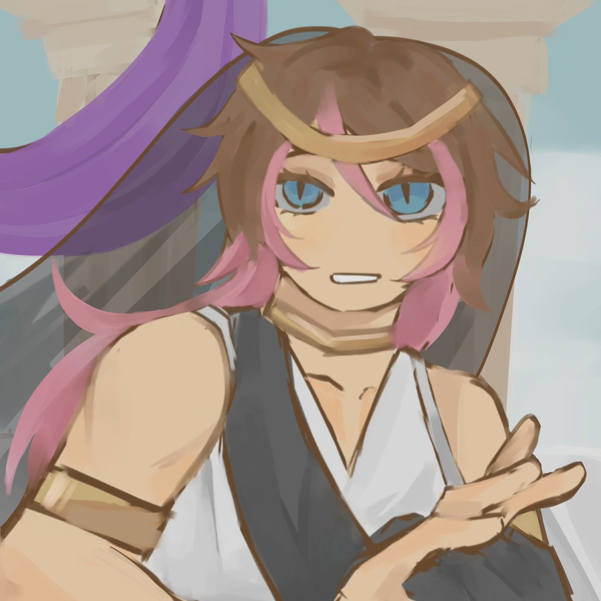 svgilite's tweet photo. "I refuse to be blinded by this feeling ever again. But... I don't think those thoughts matters right now. This temporary feeling will disappear soon by itself, I'm sure." — 🎭

Happy one year anniversary for Crystalized Veil! :3

🎨 pawnresearch
#yumelokalgallery https://t.co/A2K1JONT95