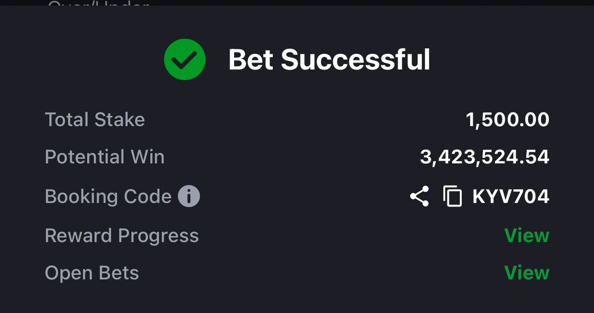 BetExpwin's tweet image. STAKE NOW !!!!

KYV704