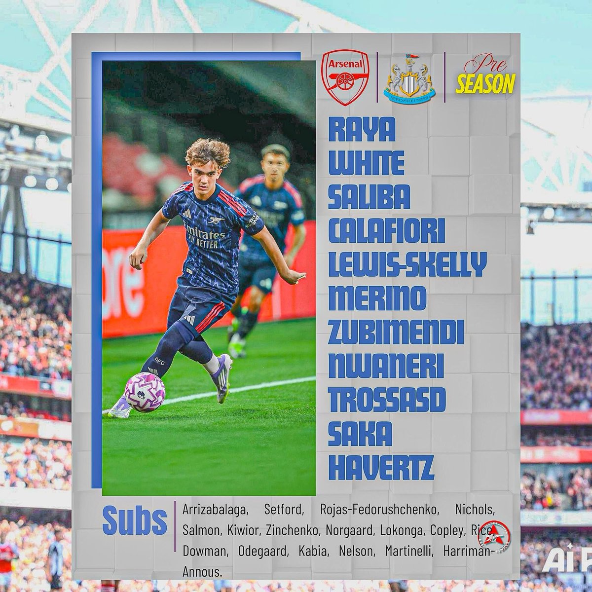 Arsenalcorner__'s tweet image. 🚨 XI 

#AFC