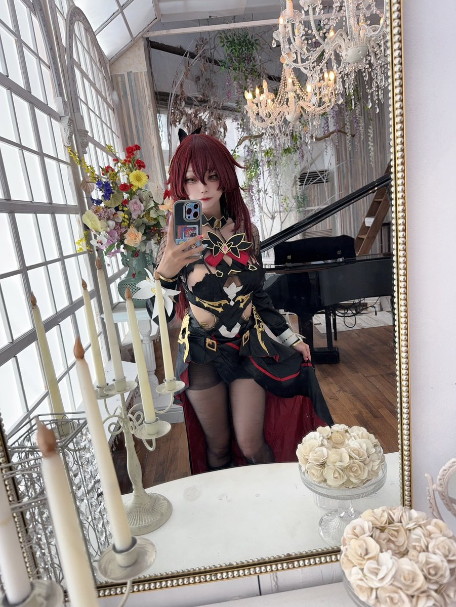 Ending0927's tweet image. 今日はスタジオでエデンさんのコスプレをしてきた人です