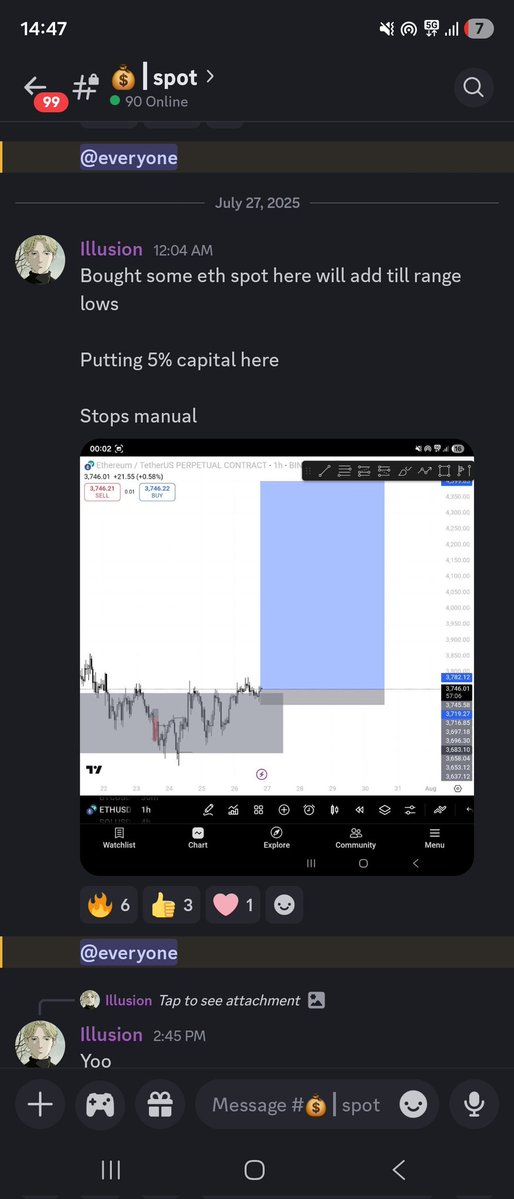 illusionXcrypto's tweet image. $ETH already up 2r on spots we bpught yesterday
Group printing heavy
To join just dm
Link in bio