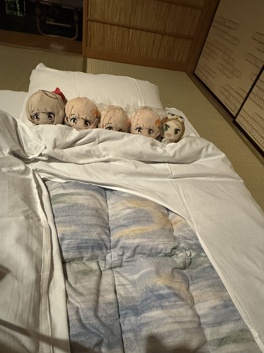 onasu19730801's tweet image. 今日お迎えしたもの🥰
🍡🍊)大きな私がいますわ
お布団の準備ができました。👀
お部屋の風呂♨️に入って寝ましょう。
ぽかさんは何処で寝ればいいのでしょうか😭
#道後泉海
#大和屋別荘