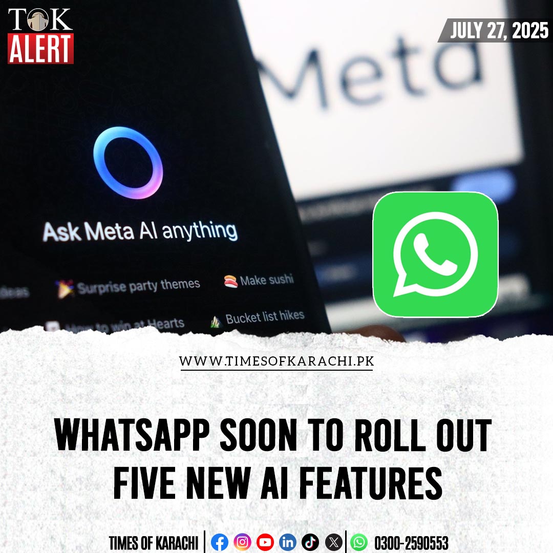 TOKCityOfLights's tweet photo. WhatsApp – the Meta-owned messaging application – is transforming into a smarter and more efficient communication tool with the help of Meta AI.
Details: https://t.co/zyqs3IkXAM
#TOKAlert #WhatsAppAI #MetaFeatures #AIUpdate #DigitalSafety https://t.co/gFf2fG9MdC