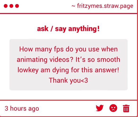 fritzymes's tweet image. 🤎 STIMPY?!?!?
🤎 AAAWWWWW &amp;lt;3
🤎 Thank you!!! I use 10 fps! :))