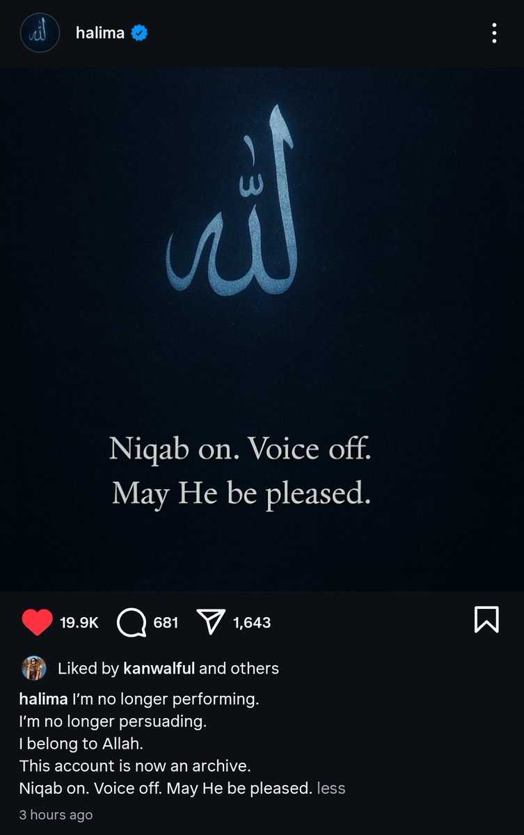 TheAverageMom_'s tweet image. American hijabi model, Halima Aden, quits fashion industry. SubhanAllah. May Allah guide us all ♥️