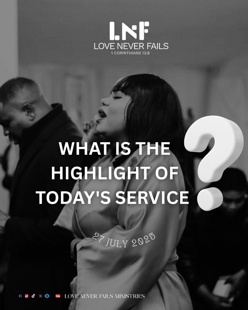 LNFMINISTRIES's tweet photo. 𝗛𝗲𝗿𝗲 𝗶𝘀 𝗮 𝗾𝘂𝗲𝘀𝘁𝗶𝗼𝗻 𝗼𝗳 𝘁𝗵𝗲 𝗱𝗮𝘆: 𝗔𝘀 𝘄𝗲 𝗿𝗲𝗳𝗹𝗲𝗰𝘁 𝗼𝗻 𝘁𝗵𝗲 𝘄𝗼𝗻𝗱𝗲𝗿𝗳𝘂𝗹 𝘀𝗲𝗿𝗺𝗼𝗻!
𝗦𝗵𝗮𝗿𝗲 𝘄𝗶𝘁𝗵 𝘂𝘀 𝗼𝗻 𝘁𝗵𝗲 𝗰𝗼𝗺𝗺𝗲𝗻𝘁 𝘀𝗲𝗰𝘁𝗶𝗼𝗻
👇👇

#sundayservices 
#Godsway https://t.co/2Rp6BgPb9A