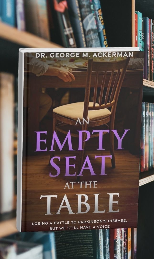 Now available! 

togetherforsharon.com/an-empty-seat-…

 is a behind-the-scenes look at the obstacles faced in my journey and a call for those left behind to continue to use their voices to fight this disease in the name of those lost to PD so they will never be forgotten.