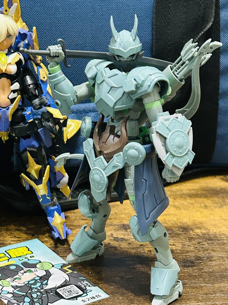 sigra_mecha's tweet image. 今回スペースの都合で展示見送りましたが
30MFも何体か試作してたりします。
蛮勇のアーチャー結構お気に入り😊