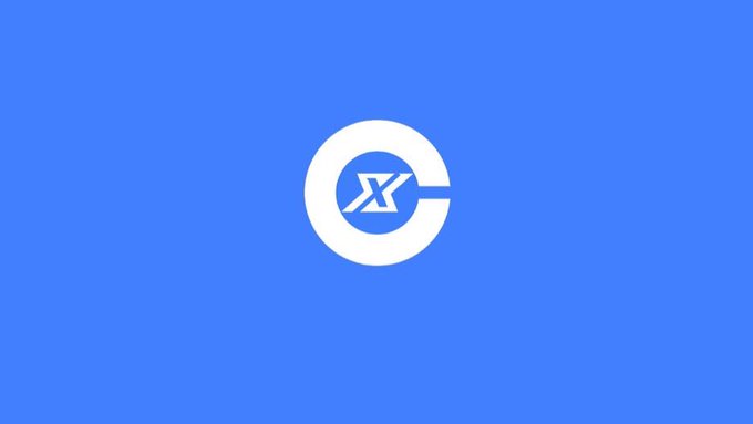 CreatorX logo on a blue background