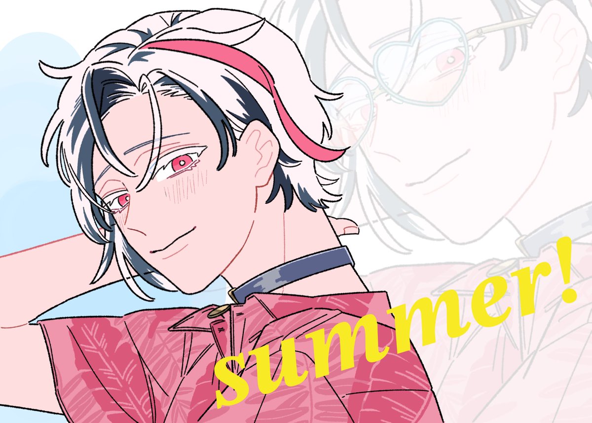 sunako087's tweet image. 他のパターン！描けたら背景変えたり配置変えたりして遊んじゃうよね………😚