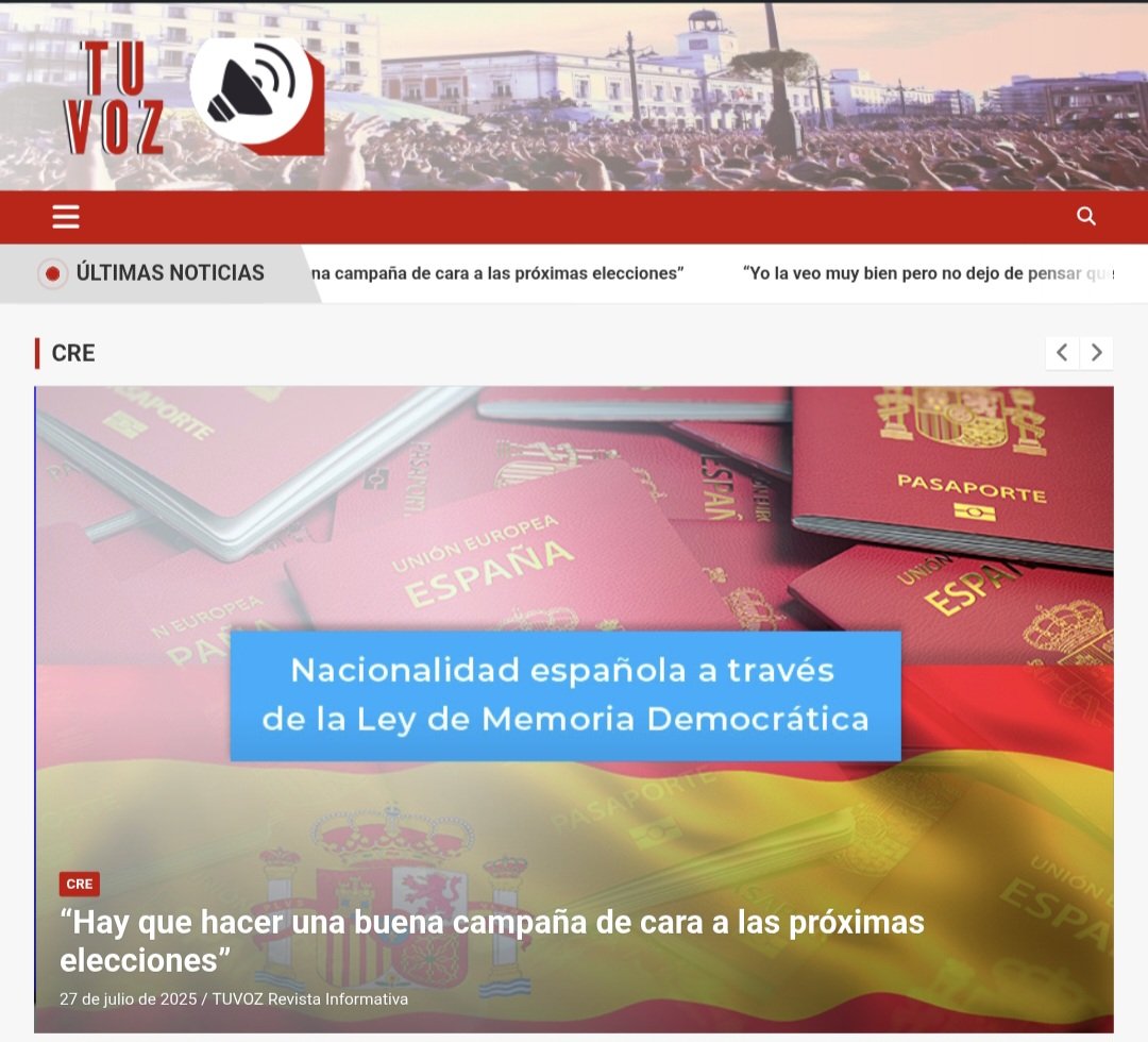 DiasporaEspa's tweet image. “Hay que hacer una buena campaña de cara a las próximas elecciones en #España ”
@DavidCasarejos @CGCEE_VIII
Si #VOX estuviera en el gobierno con el consentimiento del #partidoPopular , se replantearía ver hasta qué punto se pueden cortar los procesos en los consulados para que no…