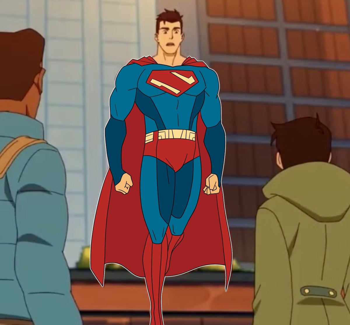 bbbbbbbbbbrady's tweet image. got bored and decided to redesign the my adventures with superman outfits