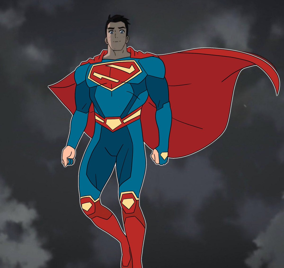 bbbbbbbbbbrady's tweet image. got bored and decided to redesign the my adventures with superman outfits