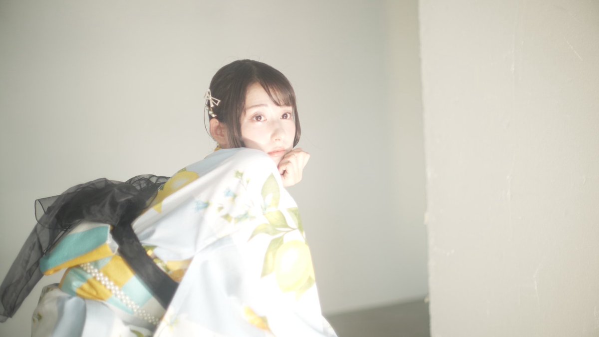 chuchu_umn's tweet image. 浴衣で撮影したよ🍉