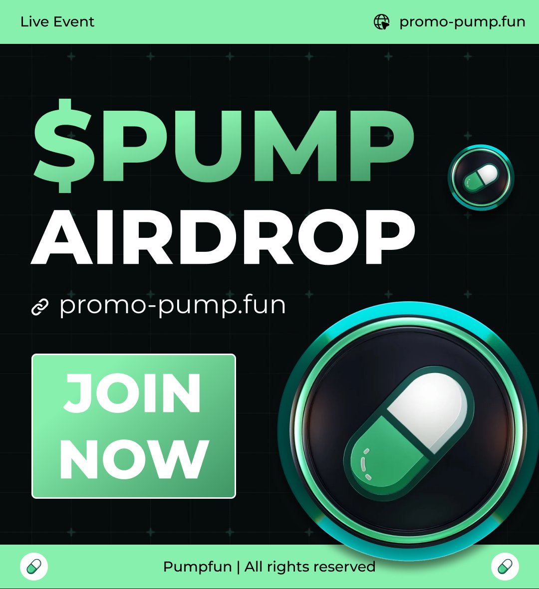 🚀 The $PUMP airdrop is live!

We're transforming how the world streams, games, and invests—together.

✅ Round 1 distribution is now underway.
🔗 promo-pump.fun

Learn more on the site.
#PumpFun #Pump