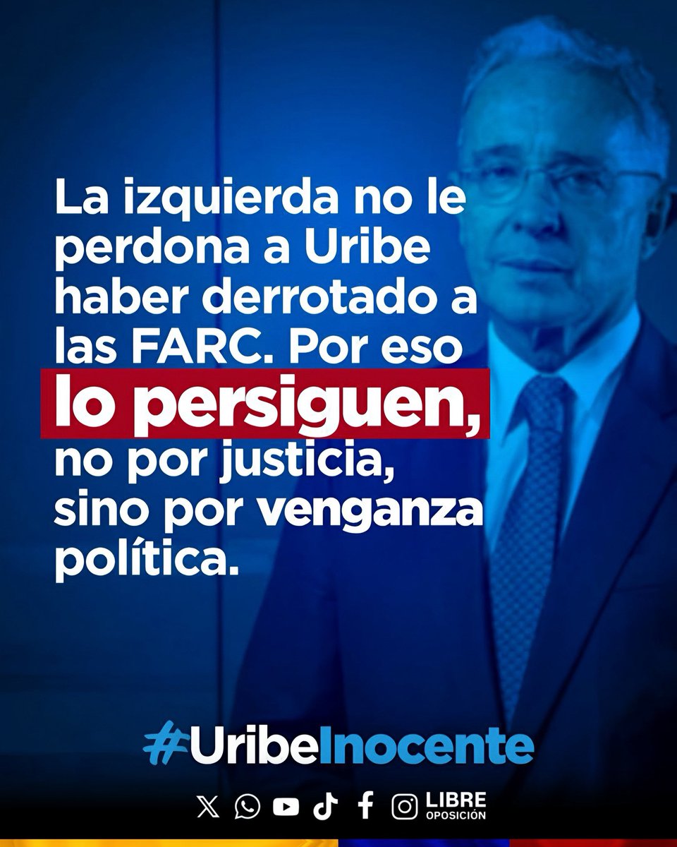 Libre_Oposicion's tweet image. #UribeYaesInocente 
#UribeDiceLaVerdad 
#UribeInocente