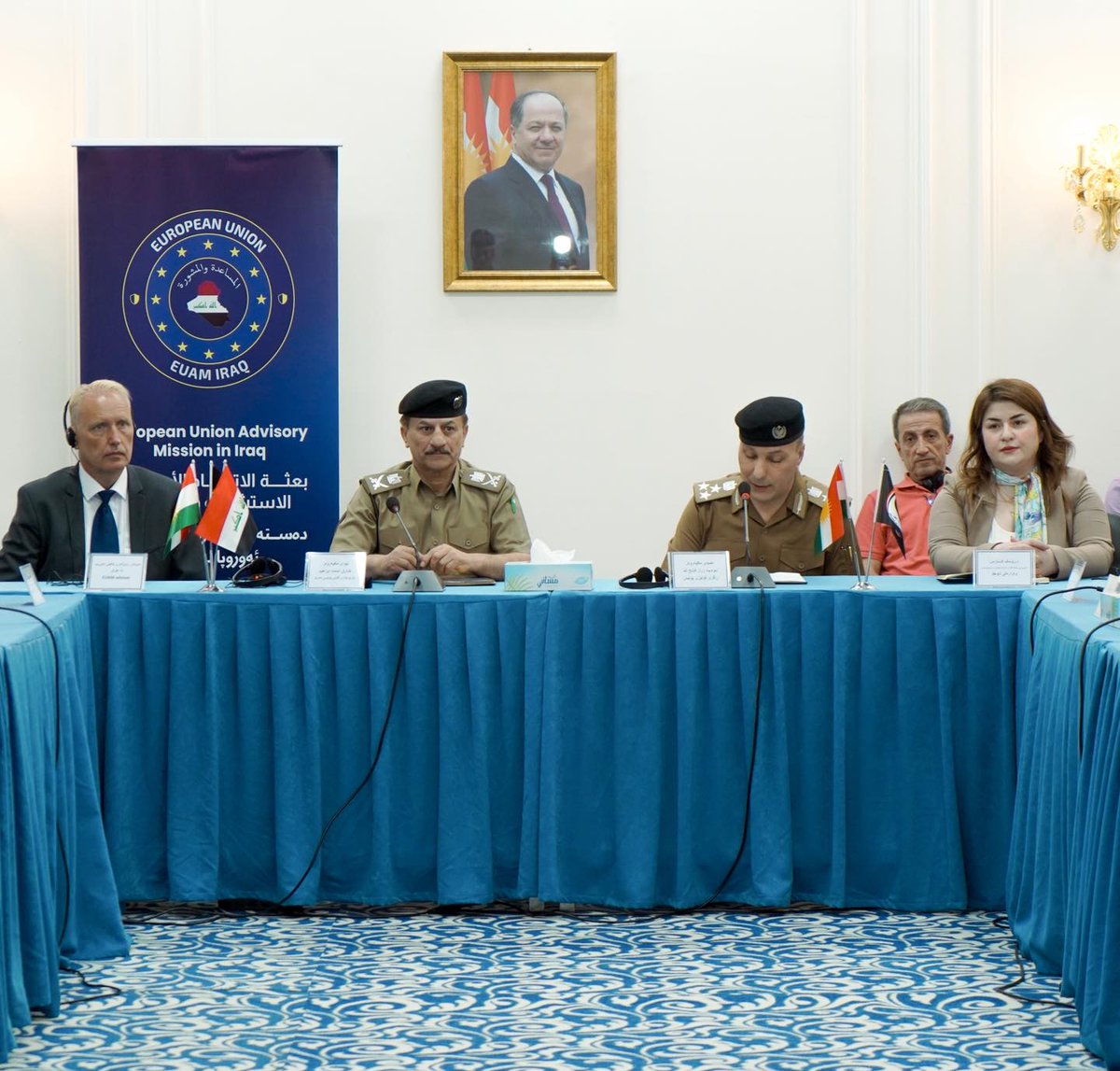 EuamIraq's tweet image. @EUAMIraq launched a Train the Trainer programme at the Police College in Erbil to support police academy instructors in delivering courses on community-oriented policing to regular police, parole officers, and first-line responders in the Kurdistan Region.
