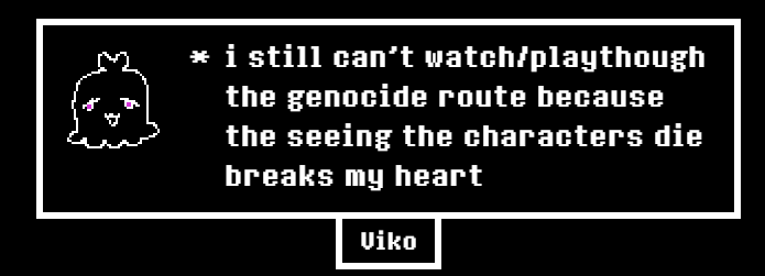VikoNLVT's tweet image. my undertale submission :D