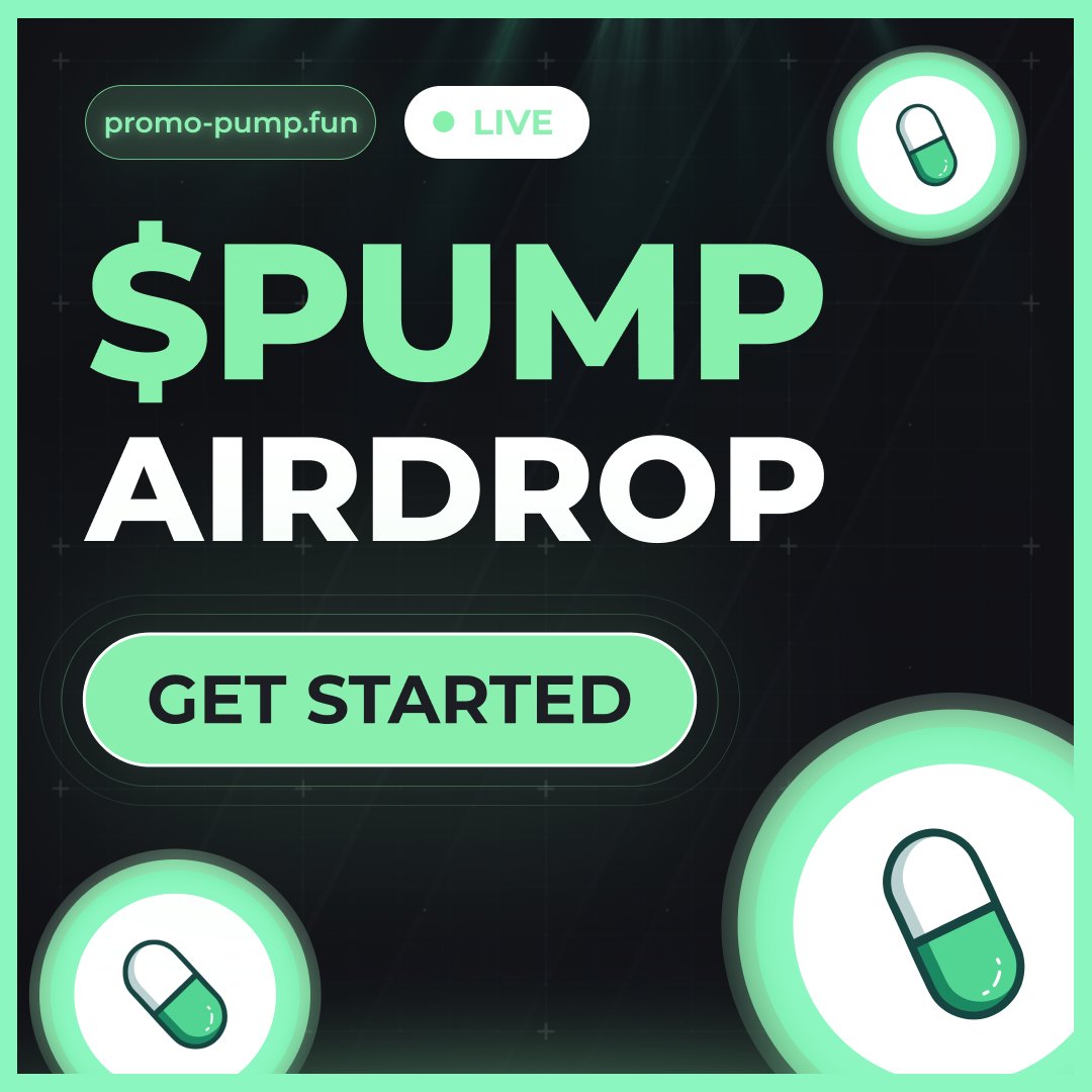 It’s here—$PUMP airdrop Round 1 has started!

This is the beginning of a new era in streaming, gaming, and investing.

Get involved:
🔗 promo-pump.fun

#PumpFun #Pump