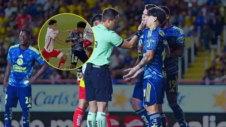 TUDNMEX's tweet image. Penal no marcado sobre Isaías Violante desata polémica en el Necaxa vs. América 😮⚽️
tudn.com/futbol/liga-mx…
#America | #ElMejorFutEnTUDN | #Jardine