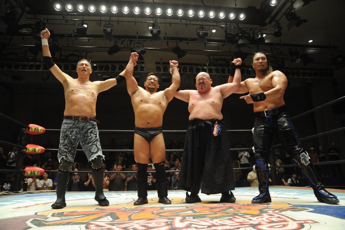 BJWOfficial's tweet image. \📣7.27後楽園ホール大会試合結果/
💪メインイベント 関本大介復帰戦
タッグマッチ
伊東竜二 アブドーラ・小林❌🆚関本大介⭕️ 大門寺崇
15分41秒 ラリアット→片エビ固め
🎦BJW CORE、YouTubeメンバーシップでアーカイブ配信中
bjwcore.com
youtube.com/channel/UC80y-…
#bjw