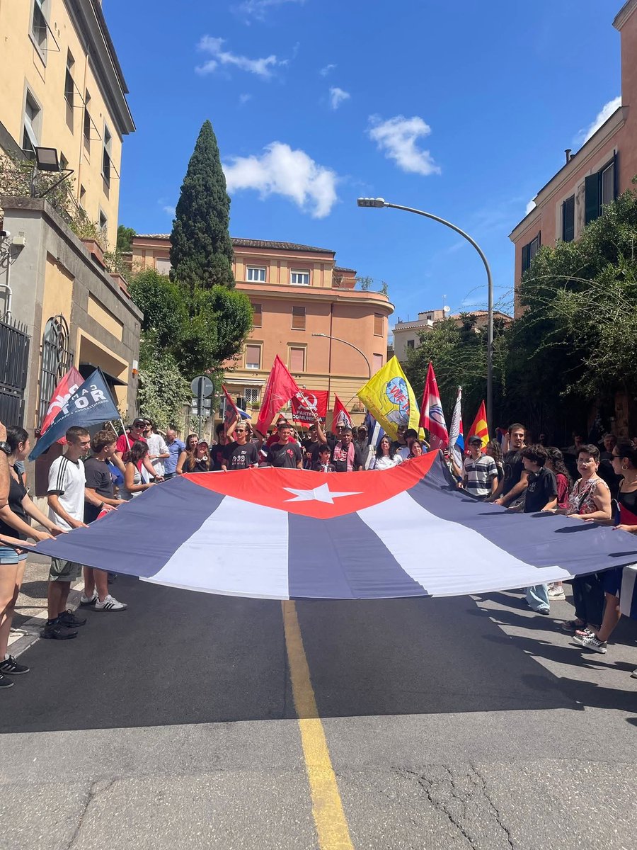 damdevazq's tweet image. Celebración del Día de la Rebeldía Nacional en Roma, con Cuba, Palestina y todas las causas justas de los pueblos del mundo!
Hasta la victoria siempre!! 🇨🇺🇵🇸