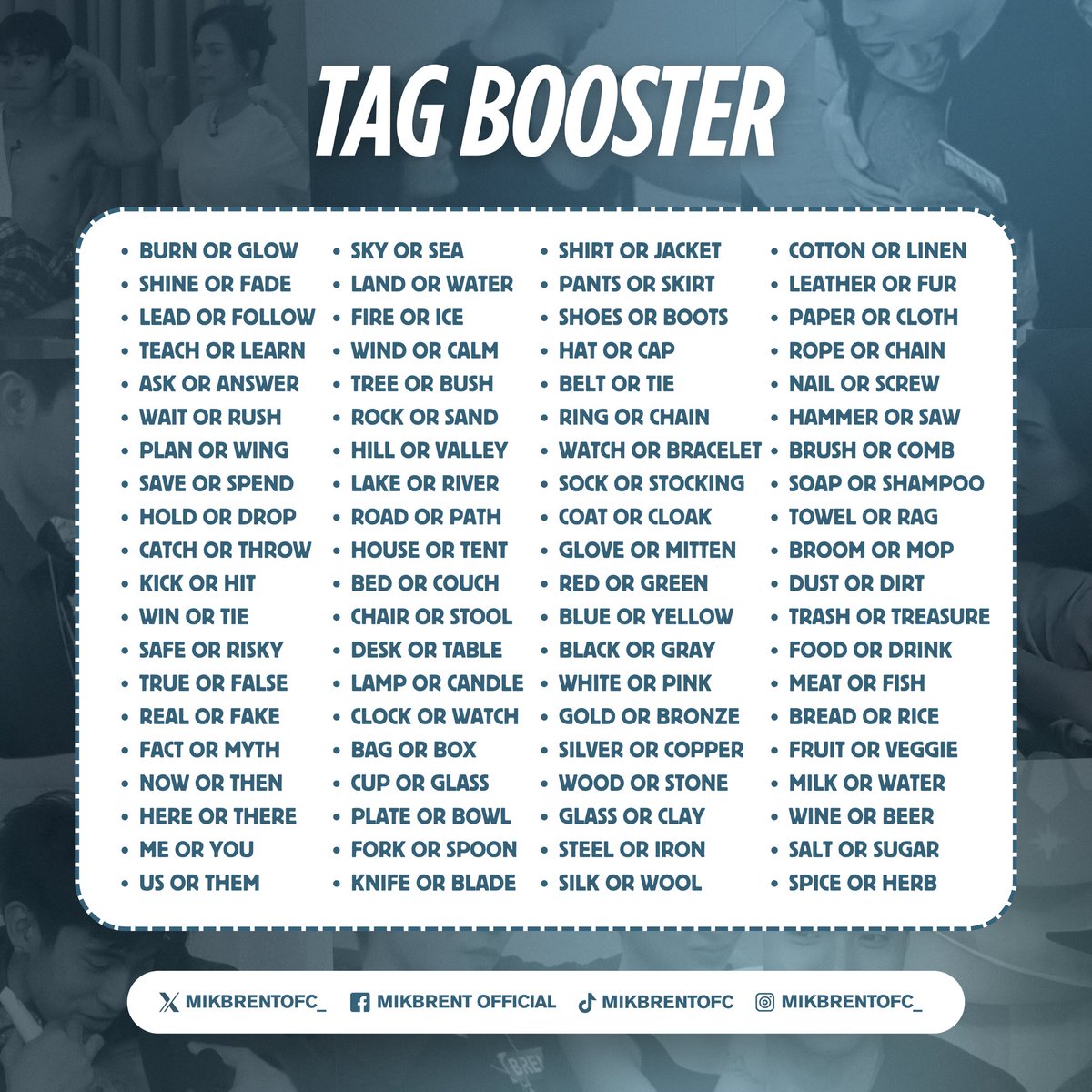 mikbrent_trends's tweet image. ONE THOUSAND FIVE HUNDRED REPLIES CHALLENGE
Be reminded of the TP rules and include our tagline with pictures. Thank you, MENTies!
• No numbers
• No emojis
• No all caps
• At least three words per tweet
• Engage with big accounts
MIKBRENT SA TRAVEL NI AHWEL