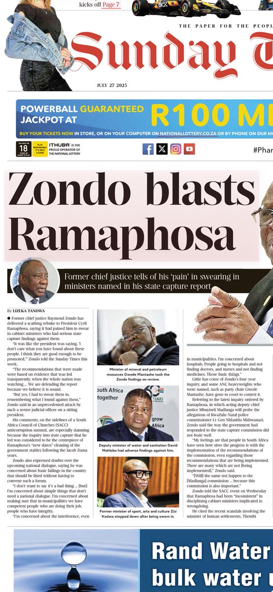 Glenn (@glennfromza) on Twitter photo Can there ever be a more damning indictment of <a href="/CyrilRamaphosa/">Cyril Ramaphosa 🇿🇦</a> than this? Huge respect for Zondo.
<a href="/PresidencyZA/">The Presidency 🇿🇦</a> <a href="/Khu_Ntshavheni/">Khumbudzo Ntshavheni</a> Can there ever be a more damning indictment of <a href="/CyrilRamaphosa/">Cyril Ramaphosa 🇿🇦</a> than this? Huge respect for Zondo.
<a href="/PresidencyZA/">The Presidency 🇿🇦</a> <a href="/Khu_Ntshavheni/">Khumbudzo Ntshavheni</a>