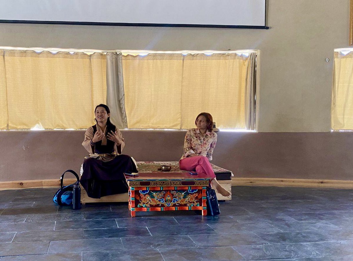 Namdol.Lhagyari ལྷ་རྒྱ་རི་རྣམ་སྒྲོལ། (@namdol_lhagyari) on Twitter photo Honoured to speak on #tibet,Tibetan resistance and exile democracy at the 🌱 Himalayan Institute of Alternatives, Ladakh <a href="/HialLadakh/">Himalayan Institute of Alternatives, Ladakh</a> — an inspiring hub rooted in“learn by doing” model that empowers youth to shape the future of the mountains. 🏔️
Grateful for the warm exchange. Honoured to speak on #tibet,Tibetan resistance and exile democracy at the 🌱 Himalayan Institute of Alternatives, Ladakh <a href="/HialLadakh/">Himalayan Institute of Alternatives, Ladakh</a> — an inspiring hub rooted in“learn by doing” model that empowers youth to shape the future of the mountains. 🏔️
Grateful for the warm exchange.