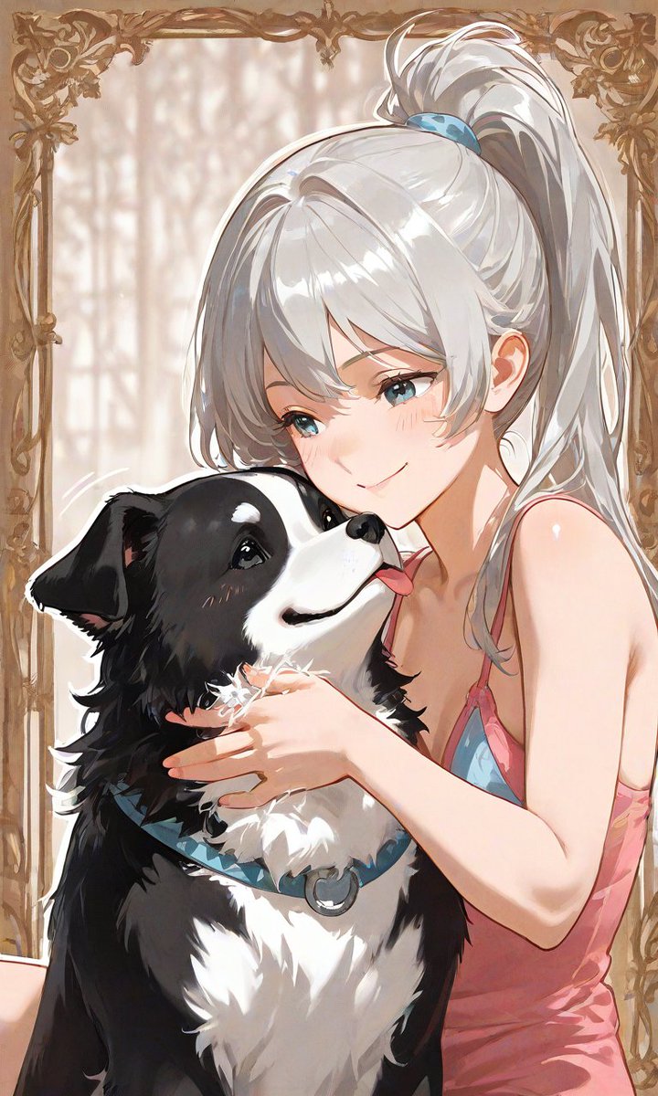 🐶絆🙂
#AIイラスト