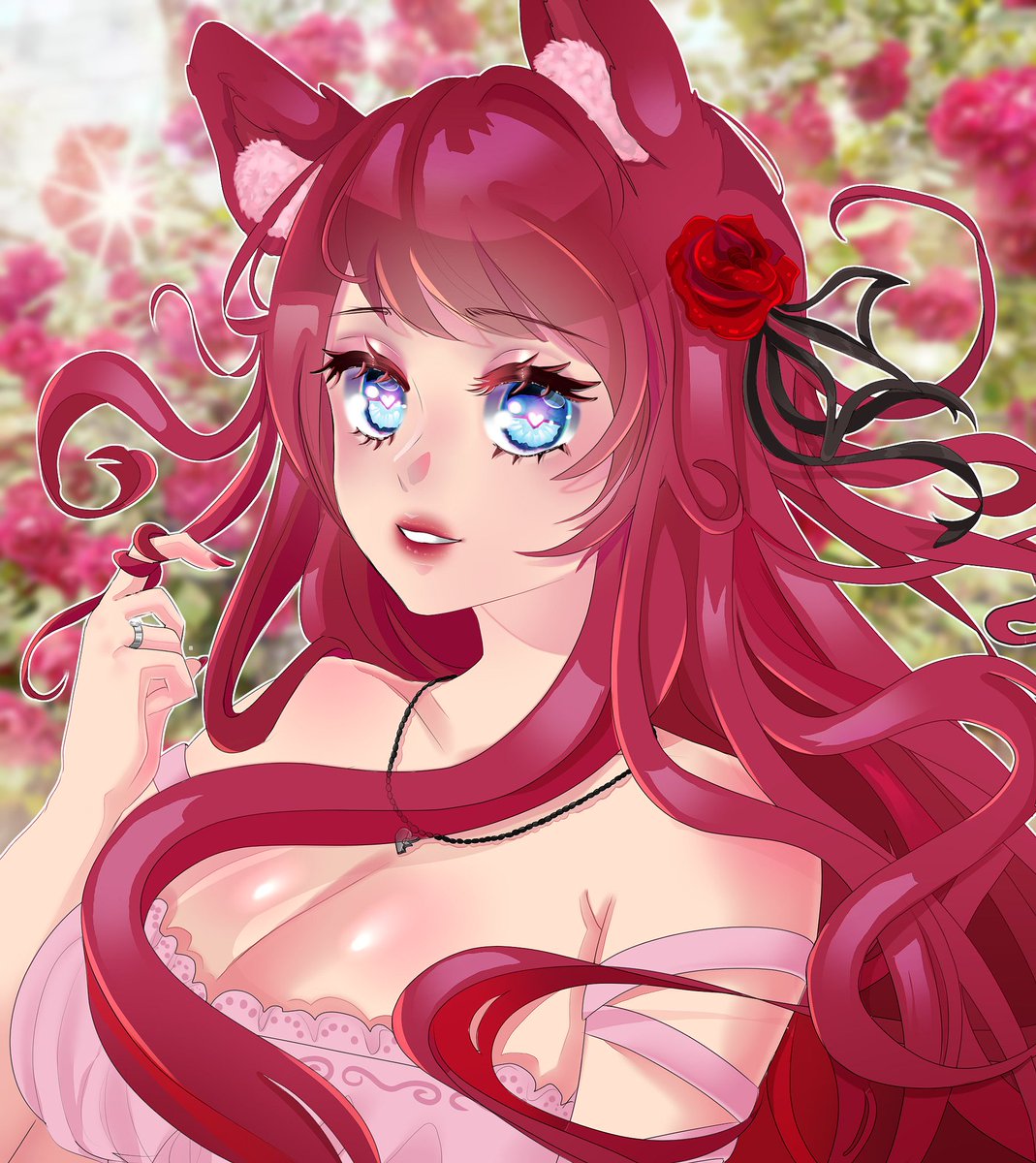 🌹🍒 𝑴𝒊𝒔𝒂𝒌𝒊 | LadyOfRoses 🍒🌹 tweet media