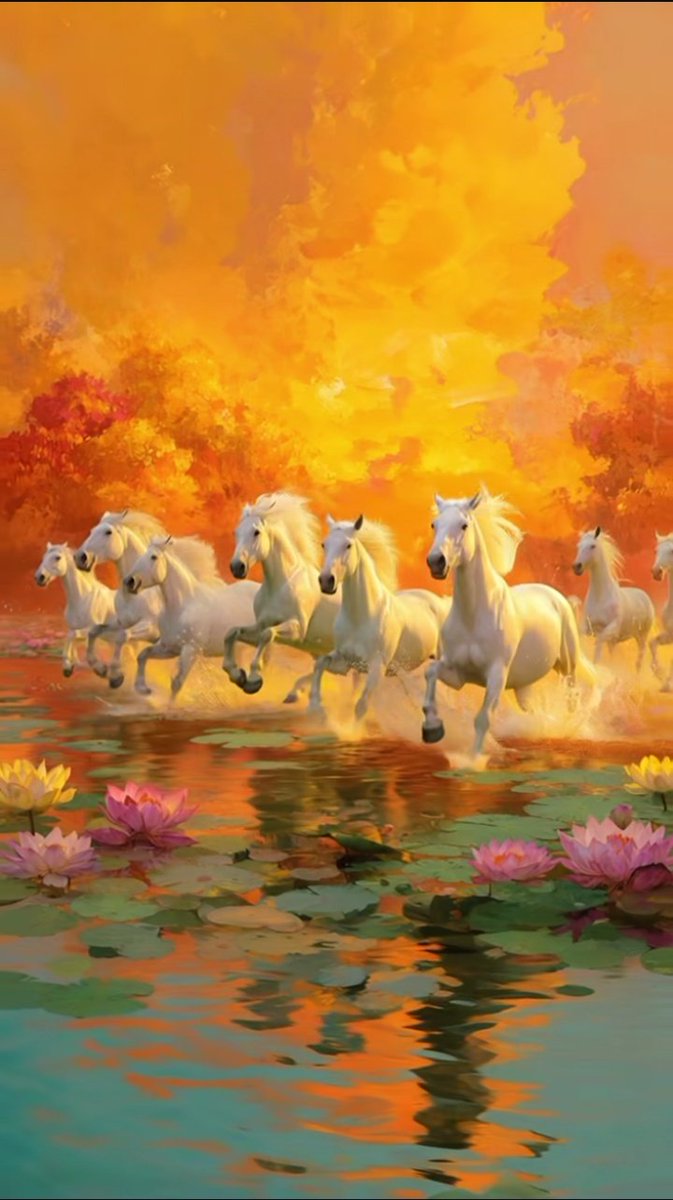 7 घोड़ों की तस्वीर के वास्तु शास्त्र रहस्य: जीवन में सफलता और ऊर्जा का रहस्य।