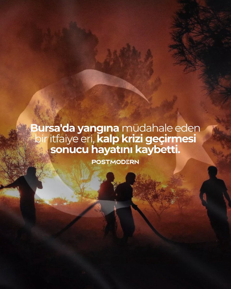 Allah rahmet eylesin… Bursa'da yangına müdahale eden bir itfaiye eri, kalp krizi geçirmesisonucu hayatını kaybetti.