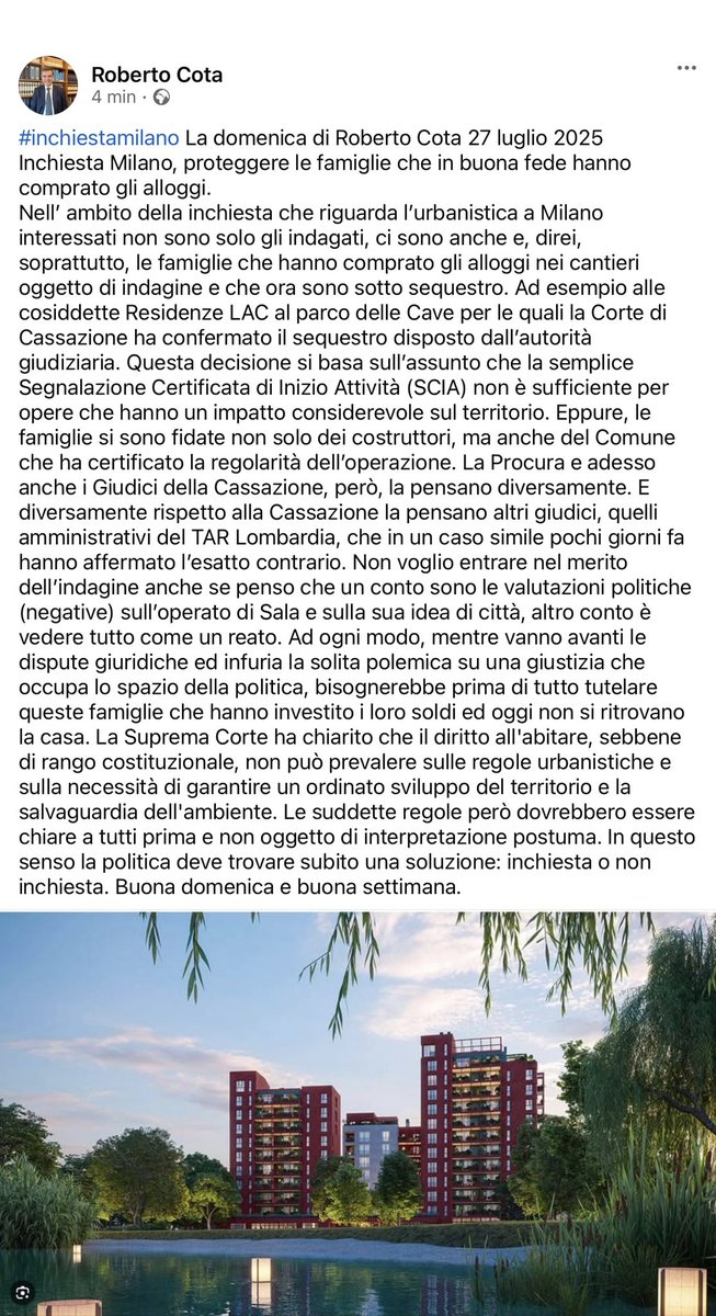 #inchiestamilano la domenica di <a href="/roberto_cota/">Roberto Cota</a>